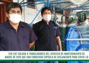 Madre de Dios: FED-CUD saluda fabricación de Cápsula de Aislamiento para COVID-19